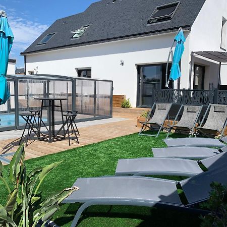 Maison 10 Pers En Bord De Mer Avec Piscine Chauffee Toute L'Annee, Spa Et Hamman Surzur Экстерьер фото